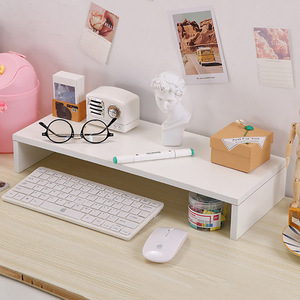 Desktop Computer Riser Stand Rectangle 3 Floors Office Desk Storage Rack Monitor Screen Base <b>Laptop</b> Stand Organizer - Product Image 1