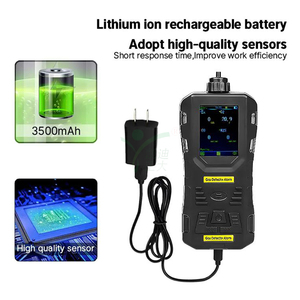 Outdoor/Indoor High Sensitivity Home Soft Outfit Built-in <b>Pump</b> Multi Gas Detector CO/H2S/O2/Ex/SO2 5 Portable Analyzer KDZD400 P - Product Image 4