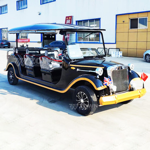 Stable Performance Electric Vintage Car Sightseeing Vehicle with Long Range 5/<b>8</b>/11/14 Seats 30Km/h Max Speed for Leisure - Product Image 4