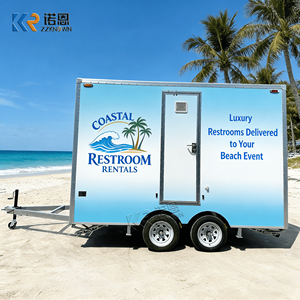 Remolque Sanitario Ecológico de 2 Cabinas, Remolque de Baño de Lujo, Baño Portátil para Camping y Caravanas - Product Image 1