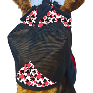 Set di attrezzature per cavalli che cavalcano <span class=keywords><strong>stivali</strong></span> sportivi sacchetti di fieno mosca maschera stampa giocatore - Product Image 5