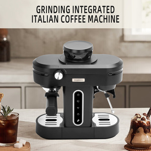 Mini <span class=keywords><strong>Machine</strong></span> à Café Espresso Semi-Automatique à Grains pour la Maison <span class=keywords><strong>avec</strong></span> <span class=keywords><strong>Broyeur</strong></span> - Product Image 3