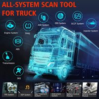 Alat Pemindai Diagnostik Kendaraan Komersial Ancel HD601 dengan Cakupan Sistem Lengkap & Kepatuhan Euro 6 untuk Truk Berat
