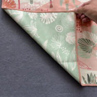 Custom High Quality Quick Dry Waffle and Suede Microfiber Double Side Printed Recycled Sand Free Beach Towels