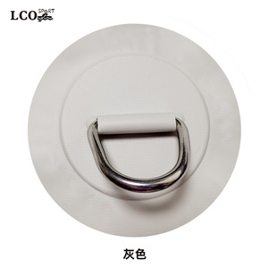 Hebilla de acero inoxidable Lco-Sport con anillo en D de 15 cm para bote inflable, abrazadera grande para cuerda - Product Image 3
