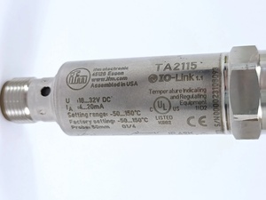 Sensor de Temperatura Original IFM TA2115 Pt1000 -50...150°C G1/4 IO-Link 4-20mA, Sonda de Temperatura Industrial - Product Image 1