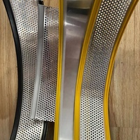 Bobine d'aluminium en caoutchouc de lettre de canal avec différentes couleurs et formes