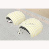 Nouvelle conception de tente dôme en structure pneumatique en bâche PVC, tente hangar gonflable