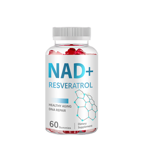 Gomitas de NAD+ y Resveratrol Plus de Marca Privada OEM, Suplemento de Nicotinamida Trans-Resveratrol para el Cuidado de la Piel, Gomitas Antienvejecimiento con NAD - Product Image 1