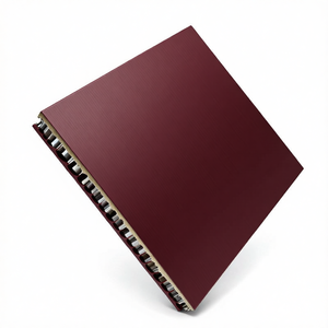 Muestra Gratuita de Panel de Aluminio con Revestimiento de PVDF, Panel de Panal Ligero de Alta Resistencia para Fachadas Exteriores y Muros Cortina - Product Image 1
