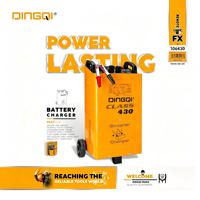 Chargeur de batterie de voiture portable DINGQI Classe 430 12V, chargeur booster pour batteries lithium-ion, compatible avec les charges CC 110V, 300V, 400V