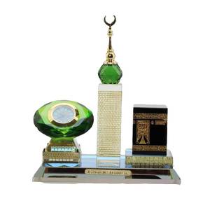 Decoraciones islámicas de cristal personalizadas modelo Kelbai de 13*12*8 cm, entrega al por mayor, en stock, regalos de Eid de gran venta. - Product Image 1