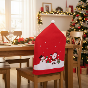 Coprisedie in Feltro <span class=keywords><strong>per</strong></span> Decorazioni Natalizie e Cene Festive - Product Image 1