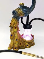 Ensemble de chicha narguilé coloré de haute qualité en gros, ensemble de chicha en aluminium avec lumière LED