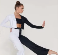 Costumes de jazz pour filles, costumes de danse pour adultes, veste de ballet à paillettes, costumes de spectacle