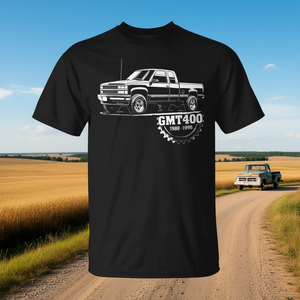 Camiseta con diseño de camioneta de cabina extendida Gmt400 1988-1998 - Product Image 3