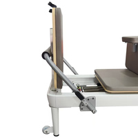 Lit de Pilates en alliage d'aluminium blanc et noir de qualité, réformateur de Pilates, équipement professionnel, machine de fitness pour salle de sport