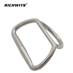 Anneaux en D en acier inoxydable pour bateaux pneumatiques Poignées de coque sécurisées pour le remorquage et anneaux en fer à cheval Pièces et accessoires - Product Image 4