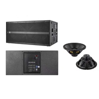 SUB 9006-AS Caisson de basses actif double 18 pouces haute puissance 1500W Néodyme 4 Ohms Panneau en fer Haut-parleurs de basses professionnels