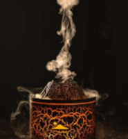 Humidificateur d'arôme de flamme de méduse volcanique 360ml Table Portable électrique diffuseur d'huile essentielle de volcan de feu simulé par ultrasons