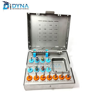 ชุดเครื่องมือผ่าตัดรากฟันเทียมพื้นฐานพร้อมสว่านและคนขับรถรวมถึงอุปกรณ์เสริมสำหรับสว่านทันตกรรม - Product Image 1