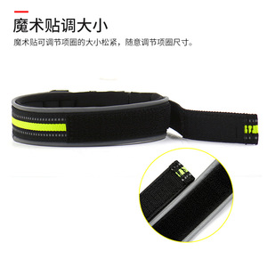 Collier Réfléchissant Réglable pour Chien – Durable, Confortable, Toutes Saisons – Motif Treillis Vert, Bleu, Orange – Style Simple - Product Image 4