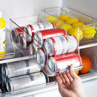 Yzl ZS206 — bacs organisateurs de réfrigérateur, distributeur de stockage de bouteilles d'eau en plastique, canettes Pop de Soda et support de boisson pour pantalon