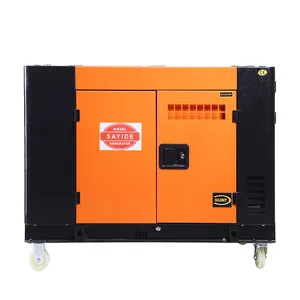 Hot bán 2 xi lanh 10KW 10KVA 12KW 15 KW 15kVA 12kva im lặng Ba Máy phát điện diesel cách âm