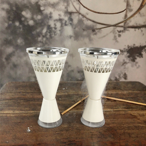 Quemador de Incienso de Resina Blanca y Vidrio, Porta Bakhoor, Lámpara de Perfume, Mubkhar, Bakhoordan, Madkhan, Decoración para el Hogar para Ramadán y Eid - Product Image 2
