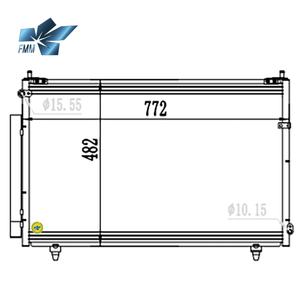 Condenseur de climatisation automatique pour Toyota Voxy Noah TA-AZR60G AZR60 1AZ-FSE Essence 88460-28580 - Product Image 3