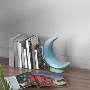 Оптовая продажа, керамическая градиентная Лунная урна премиум-класса, настраиваемая мемориальная урна для небесной кремации для человеческого пепла, элегантная урна на память - Product Image 6