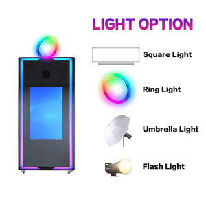Nuovo Photobooth Magic Mirror 2025, Cabina Fotografica a Specchio da 65 Pollici per Selfie <span class=keywords><strong>con</strong></span> Flight Case - Product Image 6