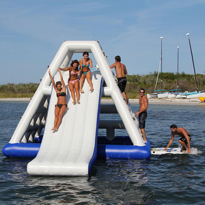 Toboggan géant pour adultes et enfants, équipement de Course d'obstacles flottant, jeu de Sport, <span class=keywords><strong>prix</strong></span> de l'aqupark, parc aquatique gonflable, à vendre - Product Image 4