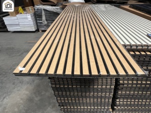 <span class=keywords><strong>Panneau</strong></span> <span class=keywords><strong>acoustique</strong></span> décoratif en lattes <span class=keywords><strong>de</strong></span> bois Domoora NRC 0.85, <span class=keywords><strong>panneau</strong></span> insonorisant pour l'intérieur des restaurants et des cafés - Product Image 2