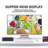 Mini-ordinateur de bureau I7-12650H avec 64 Go de DDR4, 8 ports USB, ventilateur, disque dur/SSD 2,5 pouces, Windows 11, garantie de 3 ans, idéal pour le bureau, neuf