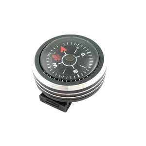 Trọng lượng nhẹ ngoài trời Đi Bộ Đường Dài cắm trại Survival phụ kiện mini Túi la bàn Vòng đeo tay PAracord nút Dây đeo nhựa quay số hiển thị - Product Image 2