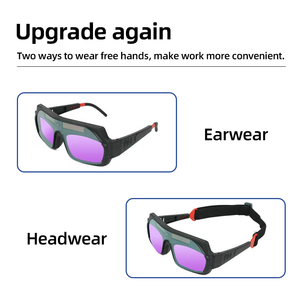 Casco de Soldadura con Oscurecimiento Automático Solar, Gafas de Soldador, Protección para los Ojos, Casco de Protección para Soldadura por Arco - Product Image 3
