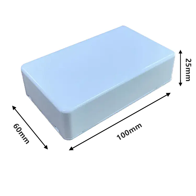 एबीएस प्लास्टिक के बाड़े जंक्शन बॉक्स इलेक्ट्रॉनिक बाड़े पीसीबी बॉक्स 100*60*25mm