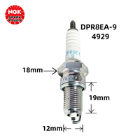 NGKmotorcycle Bougie d'allumage DPR8EA-9 4929 Convient pour Honda XR400/600/CB1300X4 Original Factory