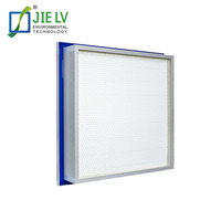 Filtro HEPA y ULPA de pliegues mini con sellado de gel superior para tanques de líquidos HVAC H13 H14 U15, directo de fábrica