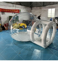 Mini maison gonflable de ballon de bulle avec la pompe et le ventilateur, tente de bulle pour les ballons de partie d'enfants clairs pour la partie à la maison