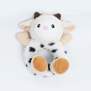 ของเล่นสุนัขรูปวงกลมน่ารัก สำหรับความสนุกสนาน คลายเหงา สร้างเสียง ทนทานต่อการกัด ช่วยขัดฟัน - Product Image 4