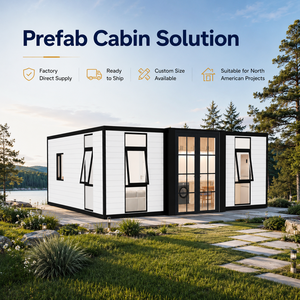บ้านสำเร็จรูปขนาดเล็ก NewGen Tiny Homes 20 ฟุต แบบโมเดิร์น ขยายได้ ผลิตจากตู้คอนเทนเนอร์ โครงเหล็กกันน้ำ ใช้สำหรับโกดังหรือโครงการกลางแจ้ง - Product Image 1