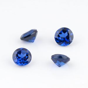 YASHEE - Piedra preciosa de zafiro azul, corte brillante redondo de 5x5 mm, piedra natural suelta para la fabricación de joyas - Product Image 3