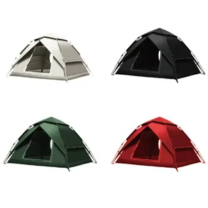 Carpas para acampar al aire libre, gran familia, impermeable, doble capa, buena calidad
