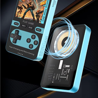 5000mAh Magnetische Kabellose Powerbank Handheld-Spielkonsole 2-in-1 Typ C 290g ABS Tragbarer Retro-Videospiel-Player