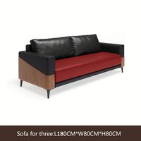 Juego de Sofá Cama Seccional de Cuero PU de Lujo para Oficina, Hogar, Hotel, Sala de Estar, Hospital, Muebles Comerciales