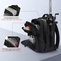 Sac de poitrine de pêche en Oxford durable, résistant, léger, grande capacité, tendance, pour hommes, camping, randonnée, plein air