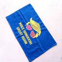 Serviettes de rallye jetables en microfibre personnalisées avec logo et numéro imprimés pour les équipes sportives, les rassemblements, les universités, les gradins et les fans