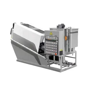 Simple treatment process 45kg/h to 130kg/h QTAH-1250 Dehydrating Belt Press